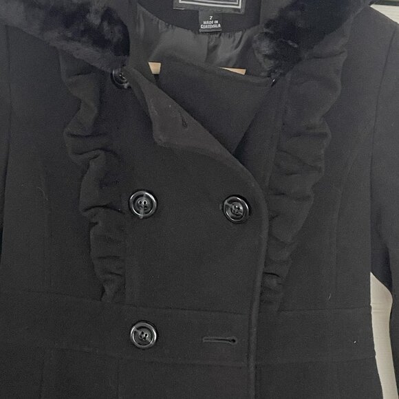 Vintage Rothschild Faux Wool Dress Coat Girls Size 7 - Picture 3 of 8